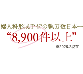 症例数8,900件以上